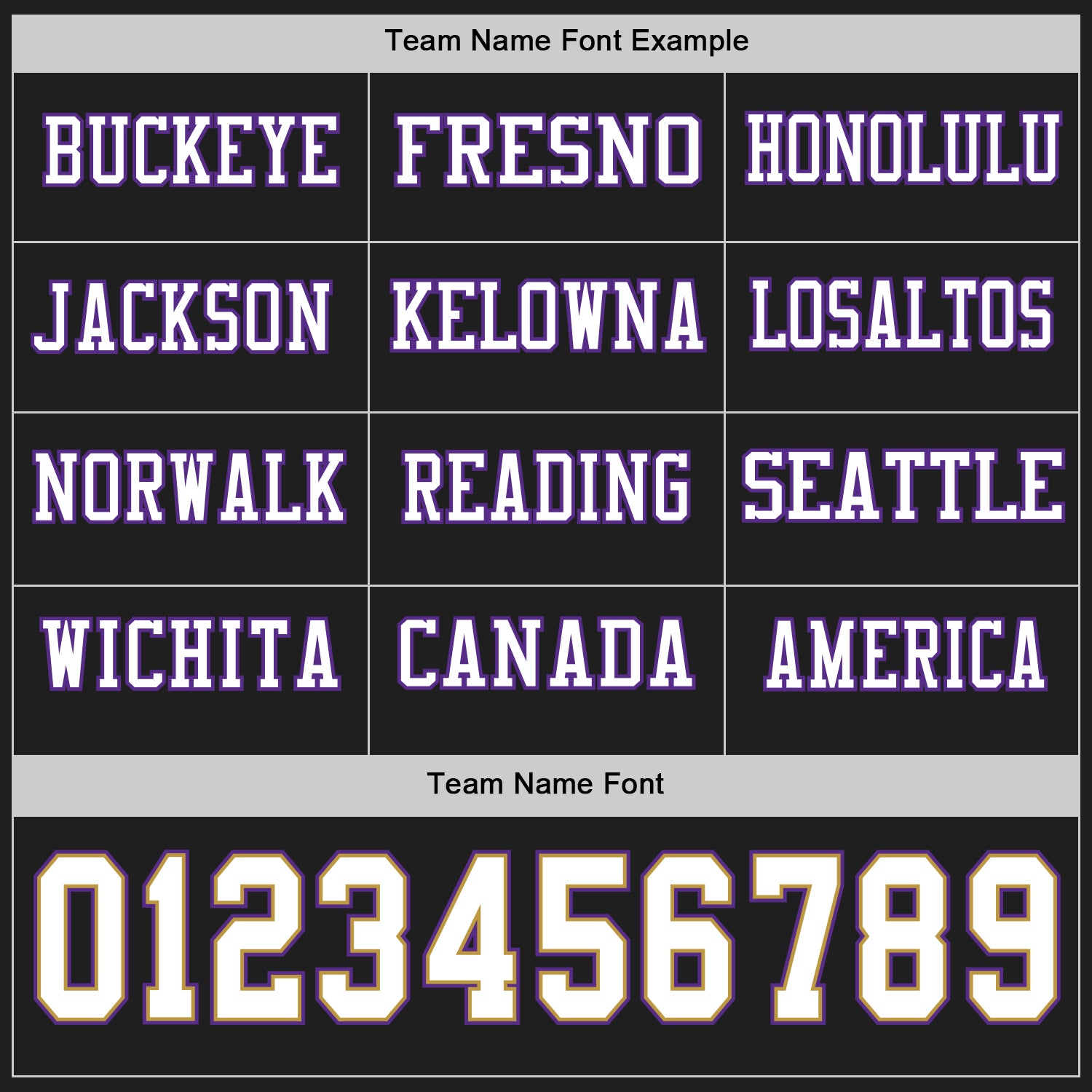 Custom Black White Old Gold-Purple Long Sleeve Authentic Football Jersey view 3