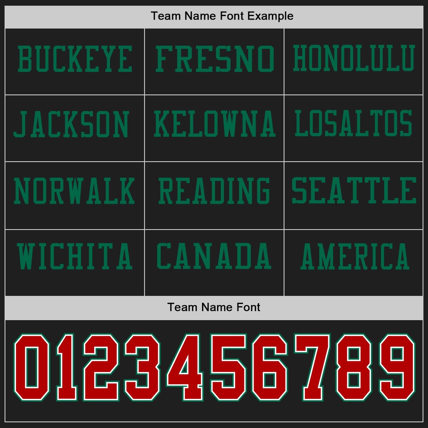 Custom Black Red White-Kelly Green Long Sleeve Authentic Football Jersey view 3