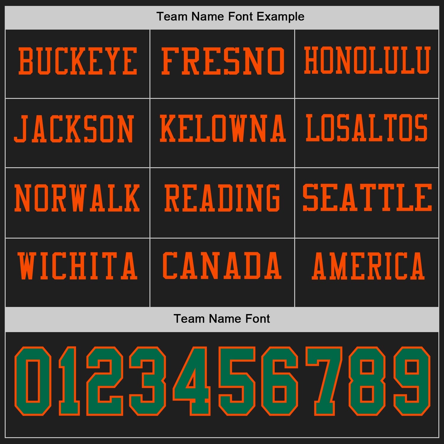 Custom Black Kelly Green-Orange Long Sleeve Authentic Football Jersey view 3