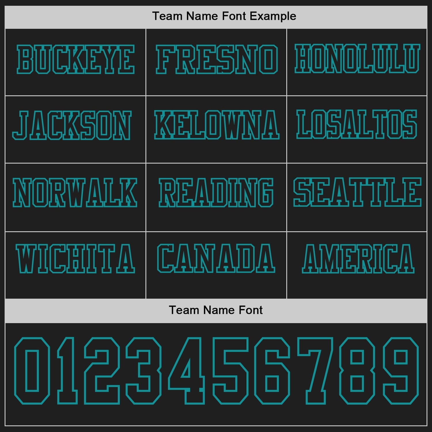 Custom Black Teal Long Sleeve Authentic Football Jersey view 3