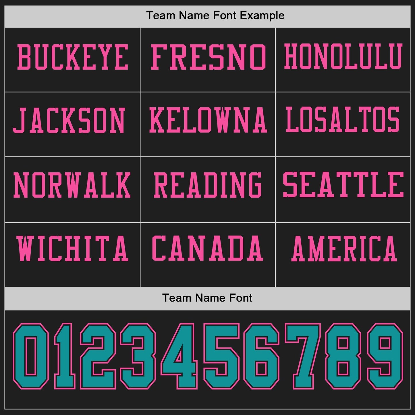 Custom Black Teal-Pink Long Sleeve Authentic Football Jersey view 3