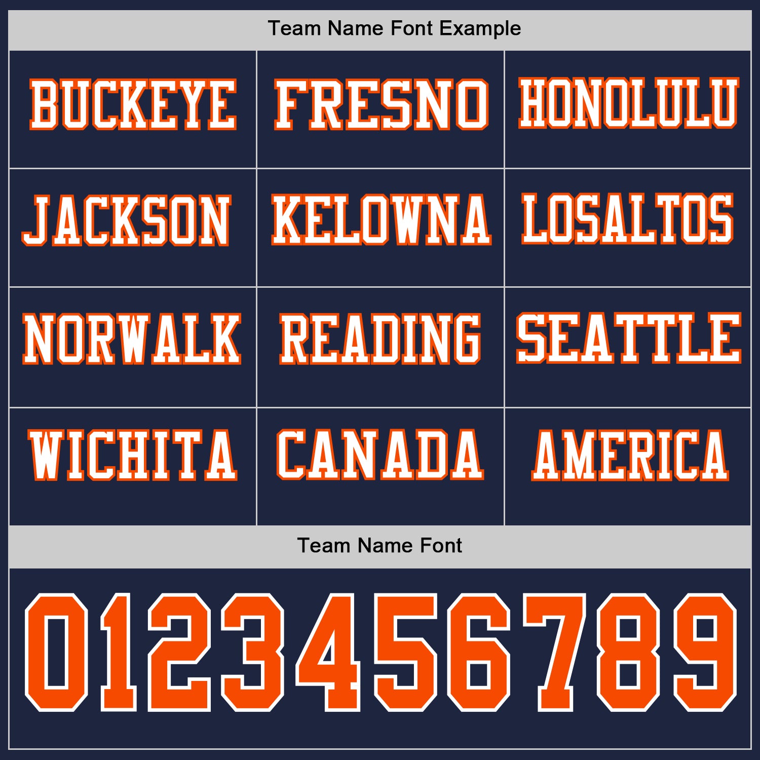 Custom Navy Orange-White Long Sleeve Authentic Football Jersey view 3