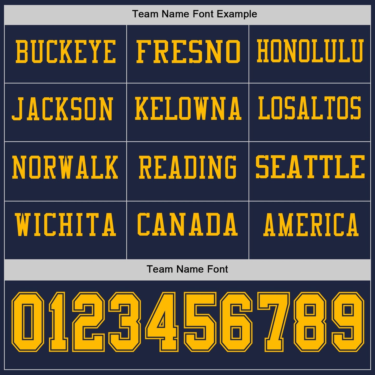 Custom Navy Gold Long Sleeve Authentic Football Jersey view 3
