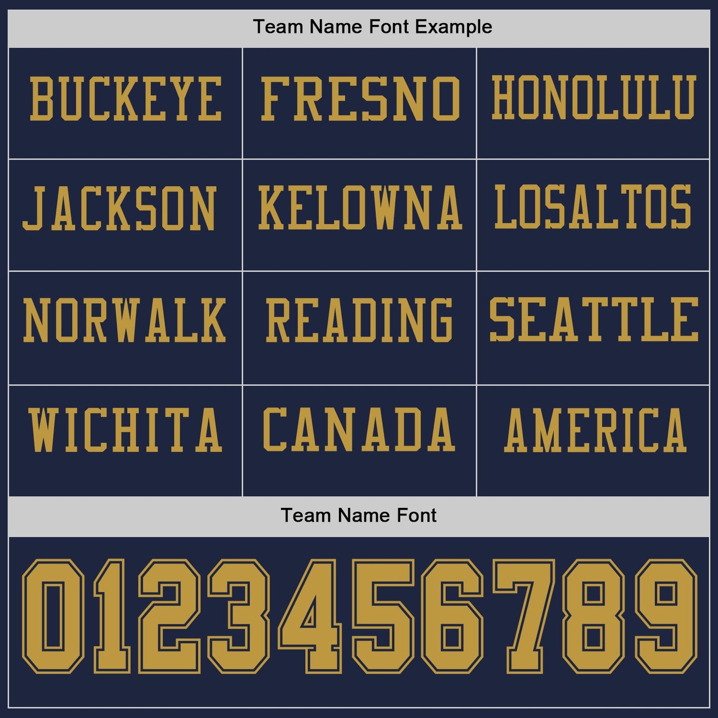 Custom Navy Old Gold Long Sleeve Authentic Football Jersey view 3