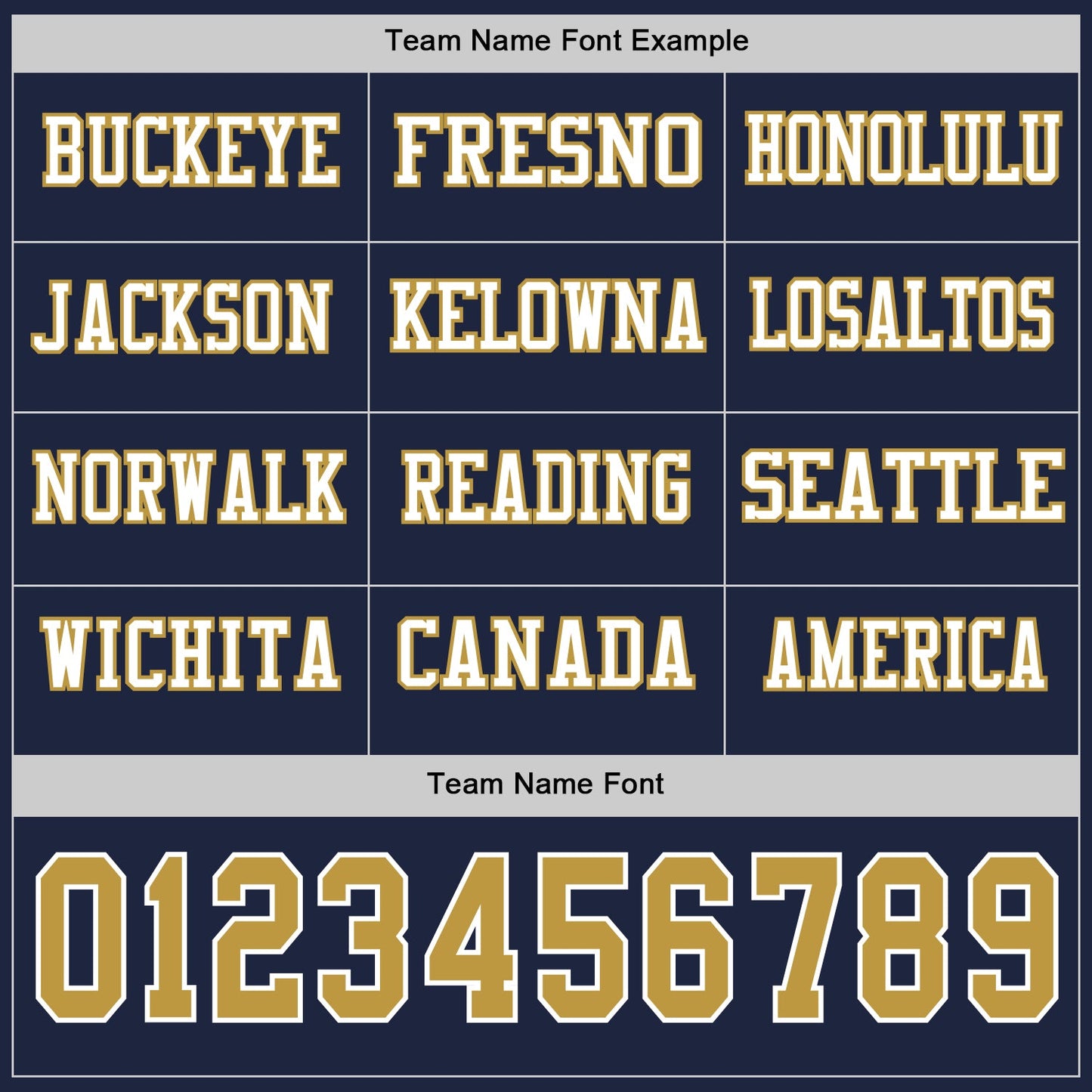 Custom Navy Old Gold-White Long Sleeve Authentic Football Jersey view 3