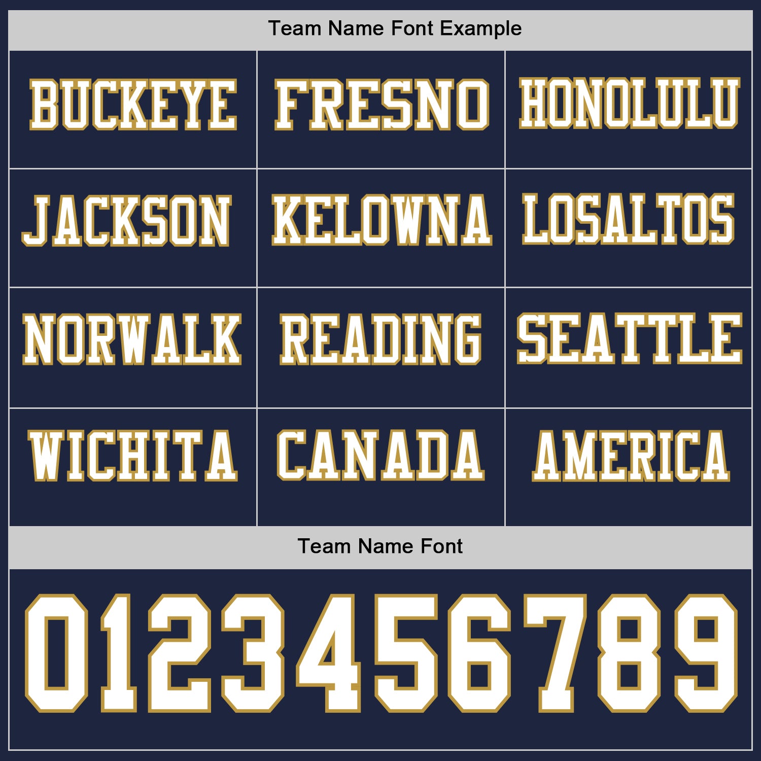 Custom Navy White-Old Gold Long Sleeve Authentic Football Jersey view 3