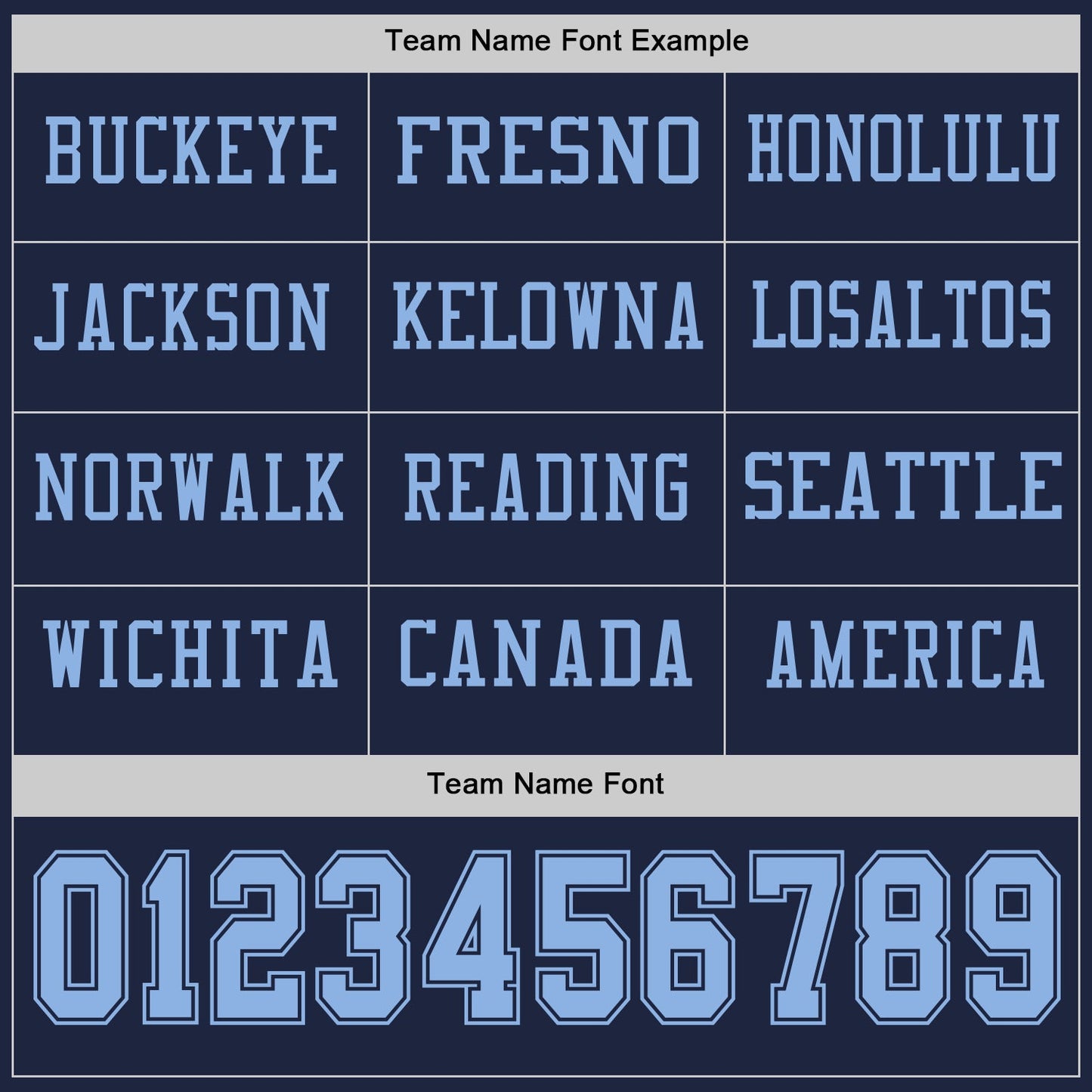 Custom Navy Light Blue Long Sleeve Authentic Football Jersey view 3