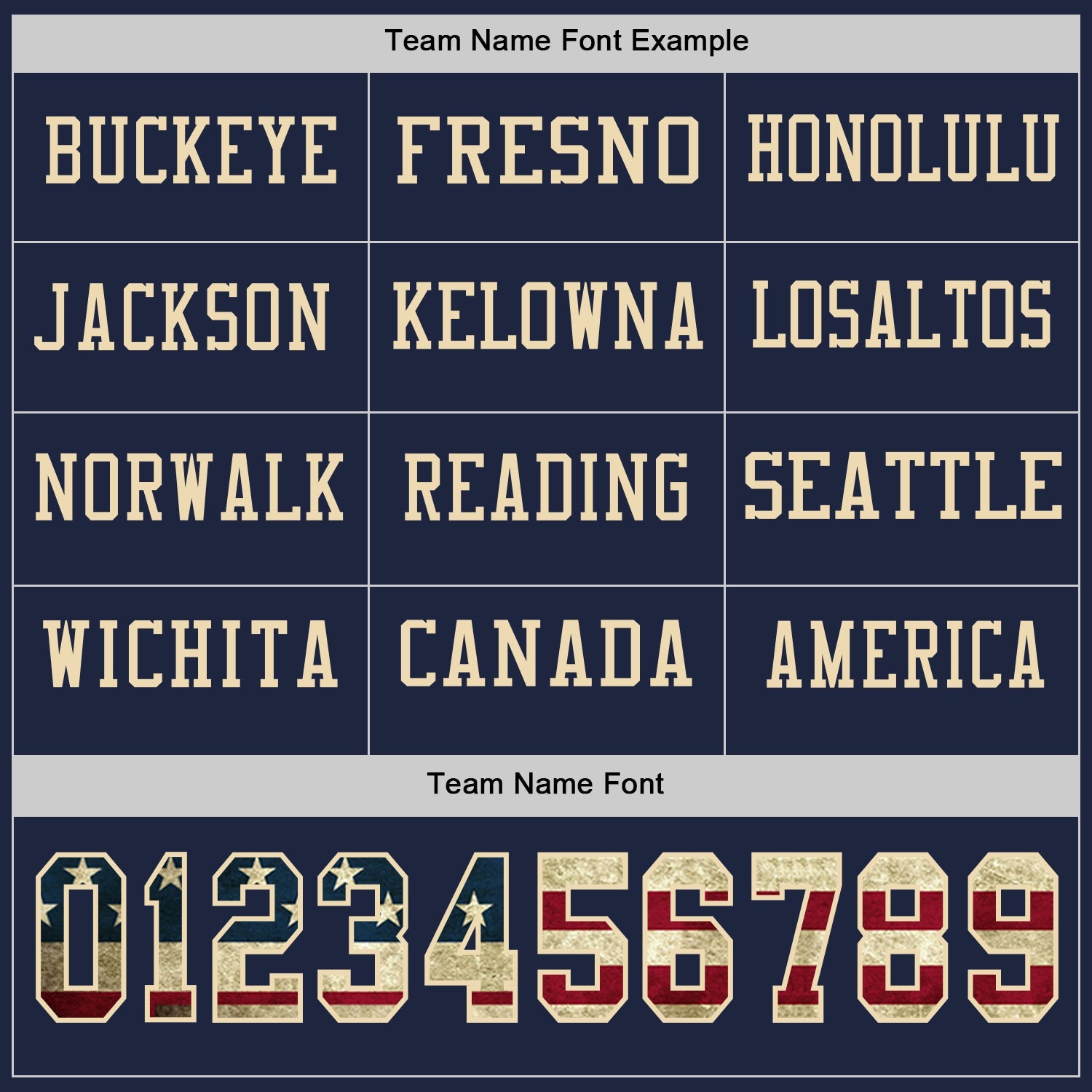 Custom Navy Vintage USA Flag Cream-Crimson Long Sleeve Authentic Football Jersey view 3