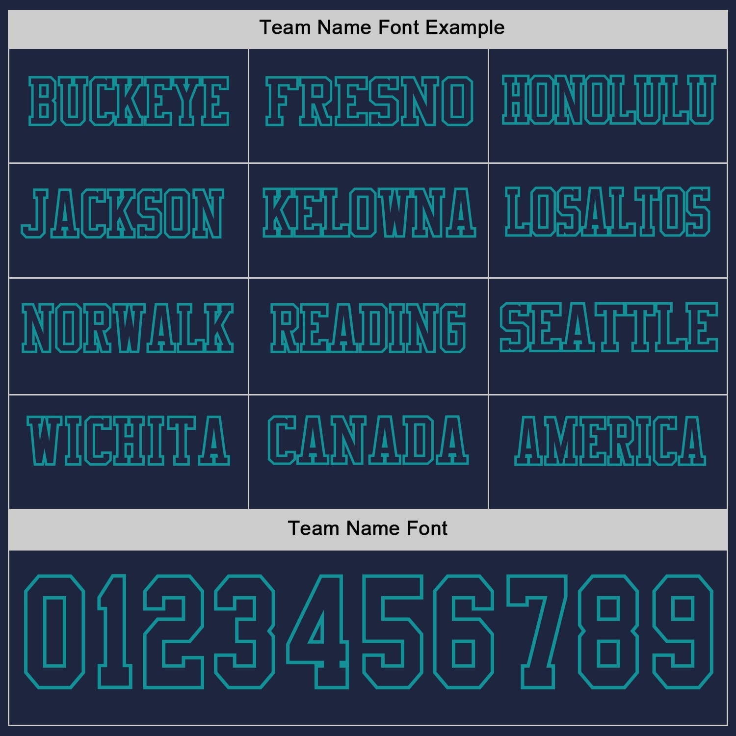 Custom Navy Teal Long Sleeve Authentic Football Jersey view 3