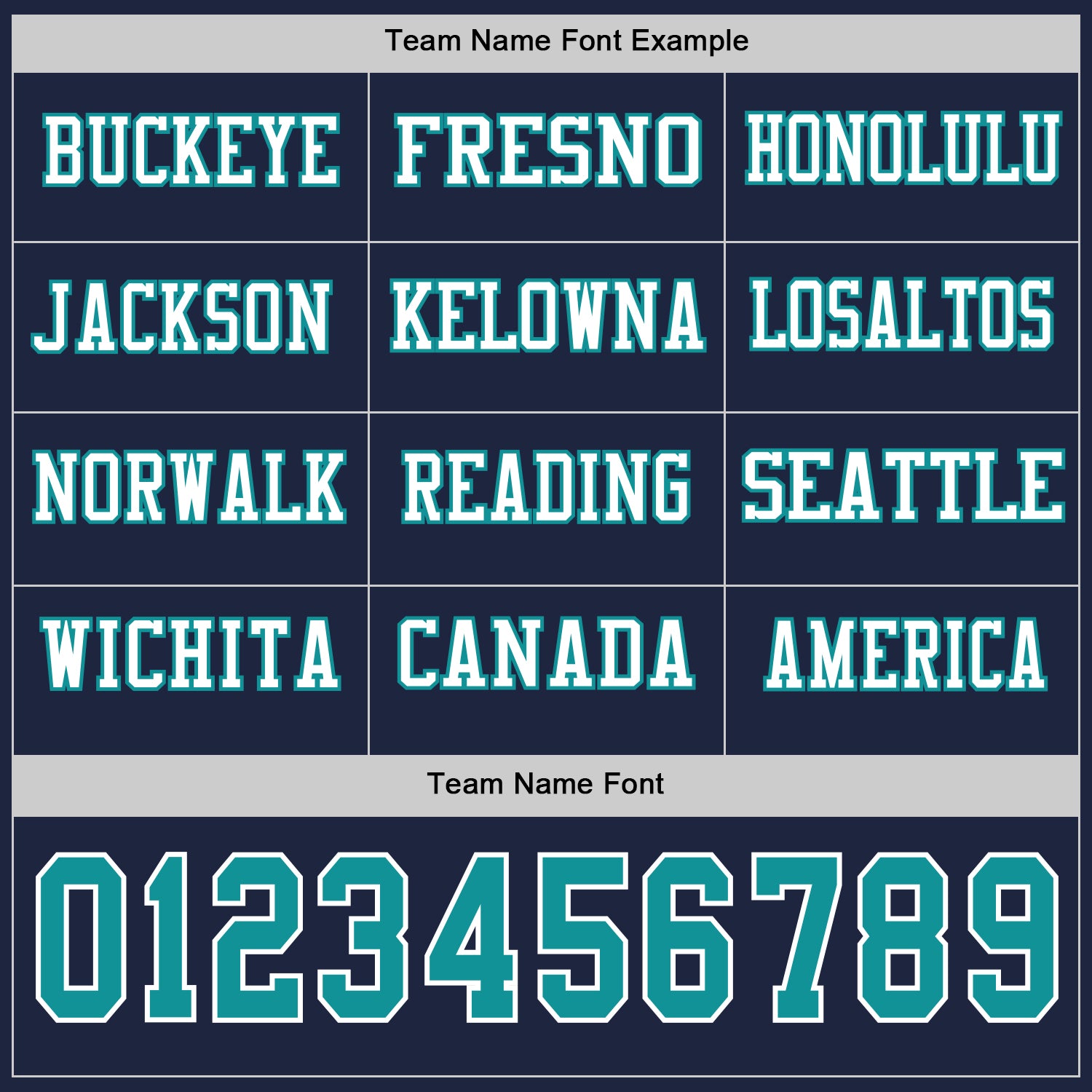 Custom Navy Teal-White Long Sleeve Authentic Football Jersey view 3