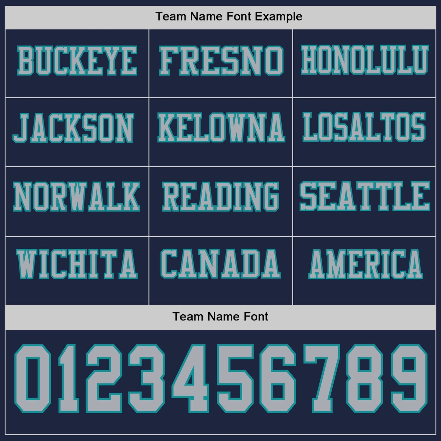 Custom Navy Gray-Teal Long Sleeve Authentic Football Jersey view 3
