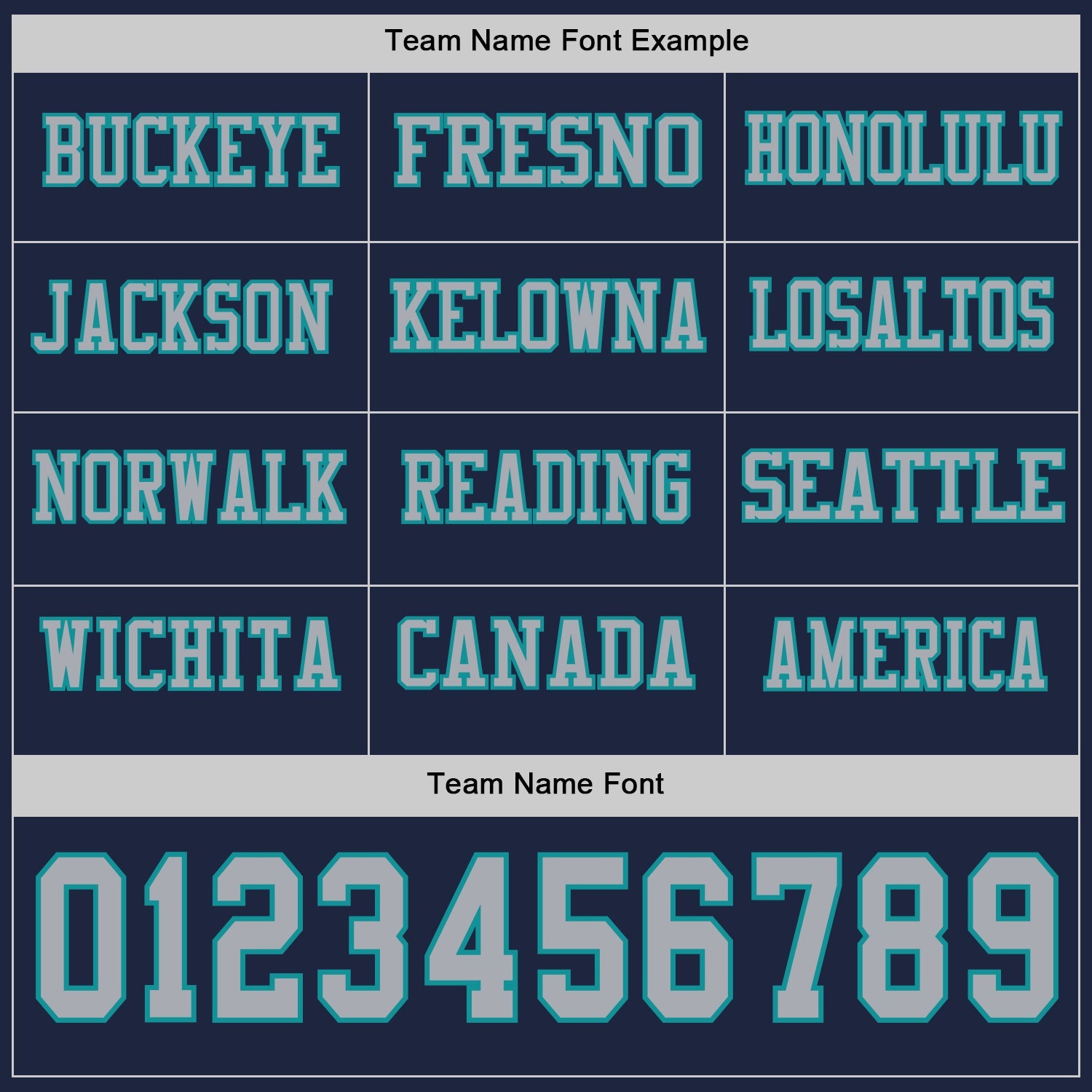 Custom Navy Gray-Teal Long Sleeve Authentic Football Jersey view 3
