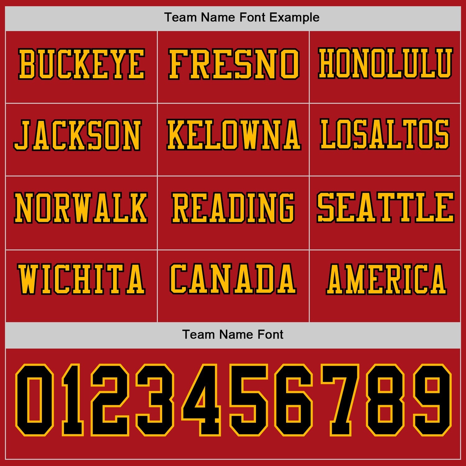 Custom Red Black-Gold Long Sleeve Authentic Football Jersey view 3