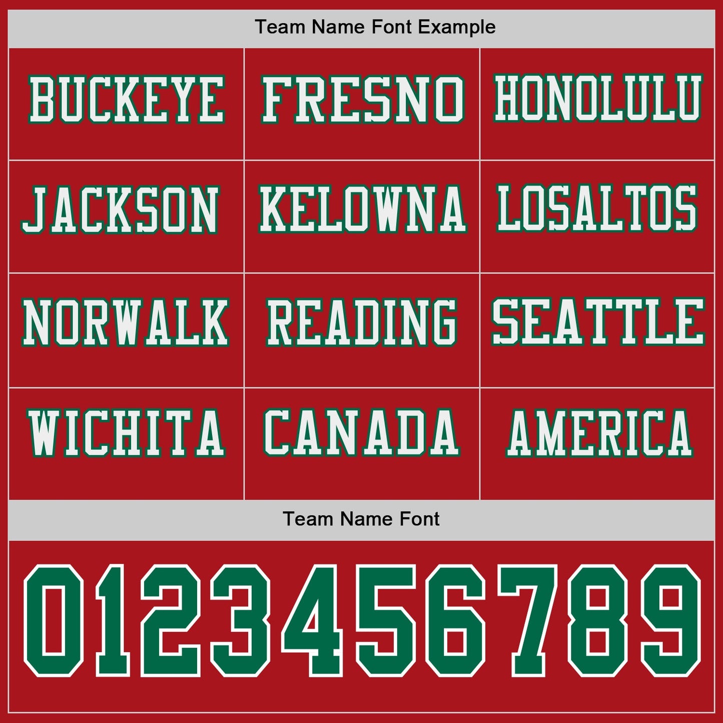 Custom Red Kelly Green-White Long Sleeve Authentic Football Jersey view 3
