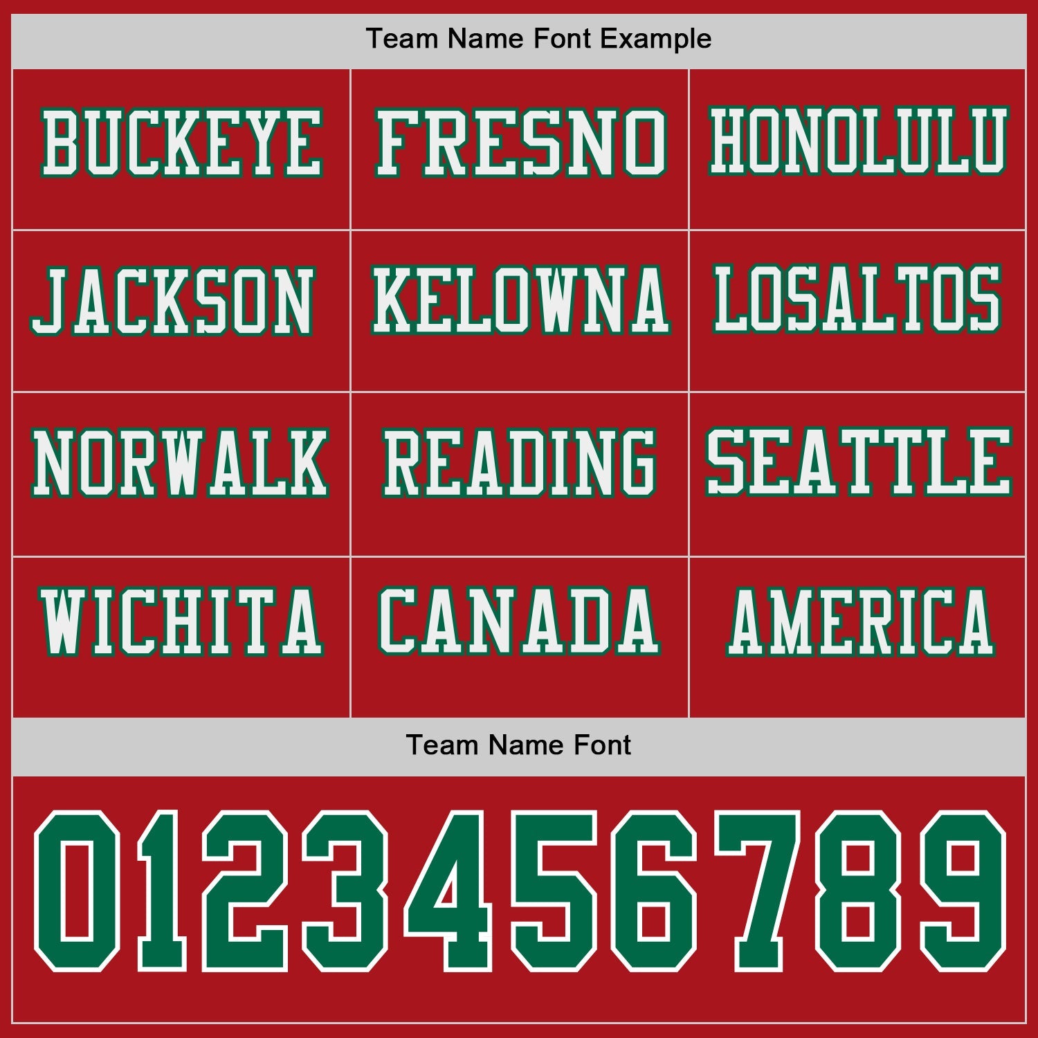 Custom Red Kelly Green-White Long Sleeve Authentic Football Jersey view 3