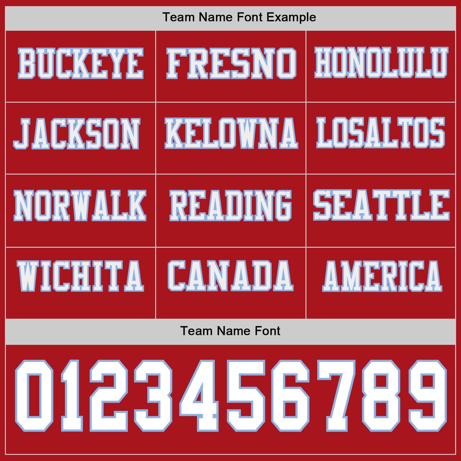 Custom Red White-Light Blue Long Sleeve Authentic Football Jersey view 3