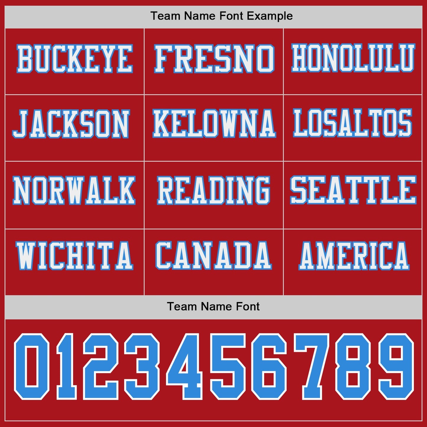 Custom Red Powder Blue-White Long Sleeve Authentic Football Jersey view 3