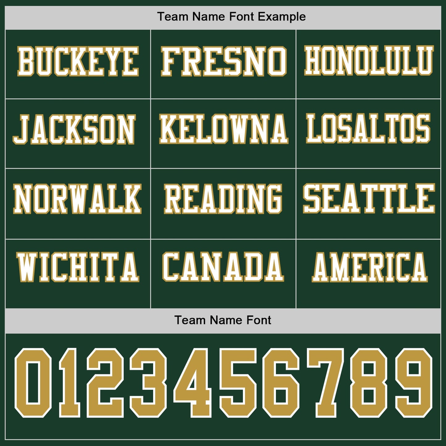 Custom Green Old Gold-White Long Sleeve Authentic Football Jersey view 3