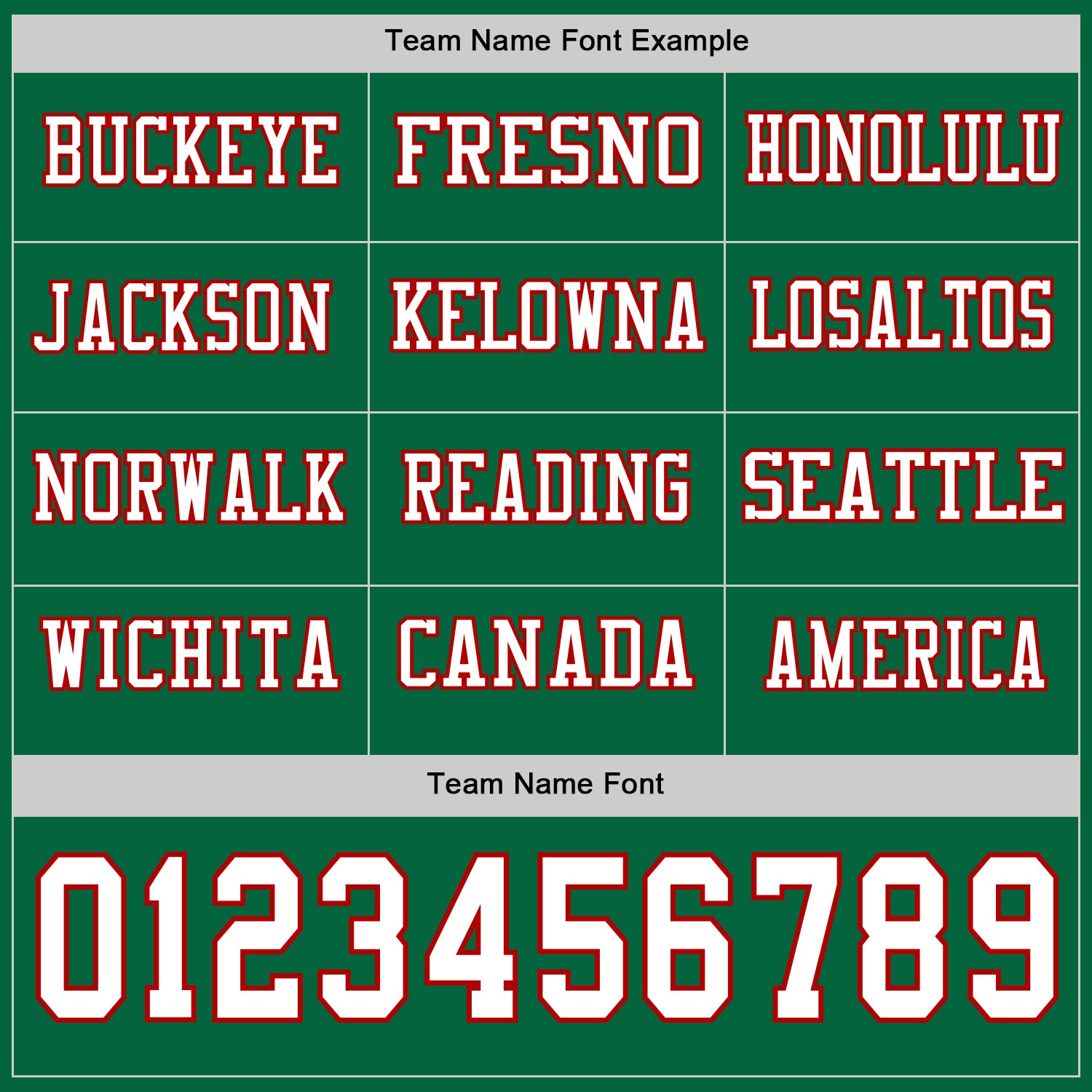 Custom Kelly Green White-Red Long Sleeve Authentic Football Jersey view 3