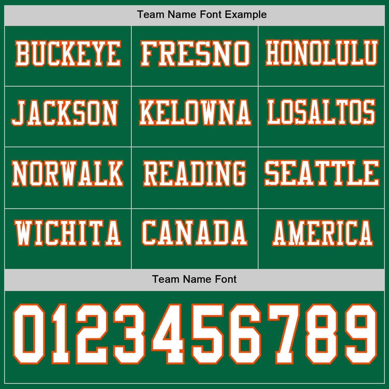 Custom Kelly Green White-Orange Long Sleeve Authentic Football Jersey view 3
