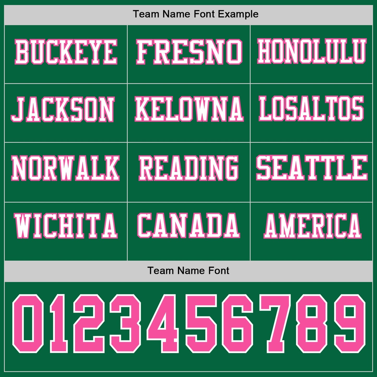 Custom Kelly Green Pink-White Long Sleeve Authentic Football Jersey view 3