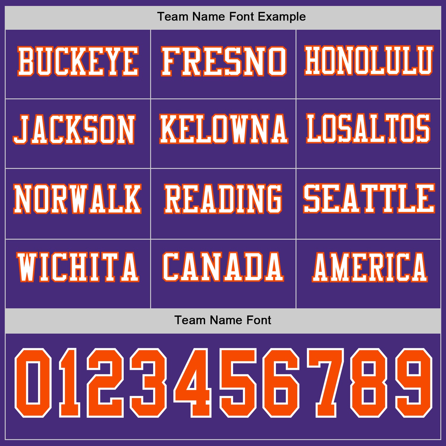 Custom Purple Orange-White Long Sleeve Authentic Football Jersey view 3