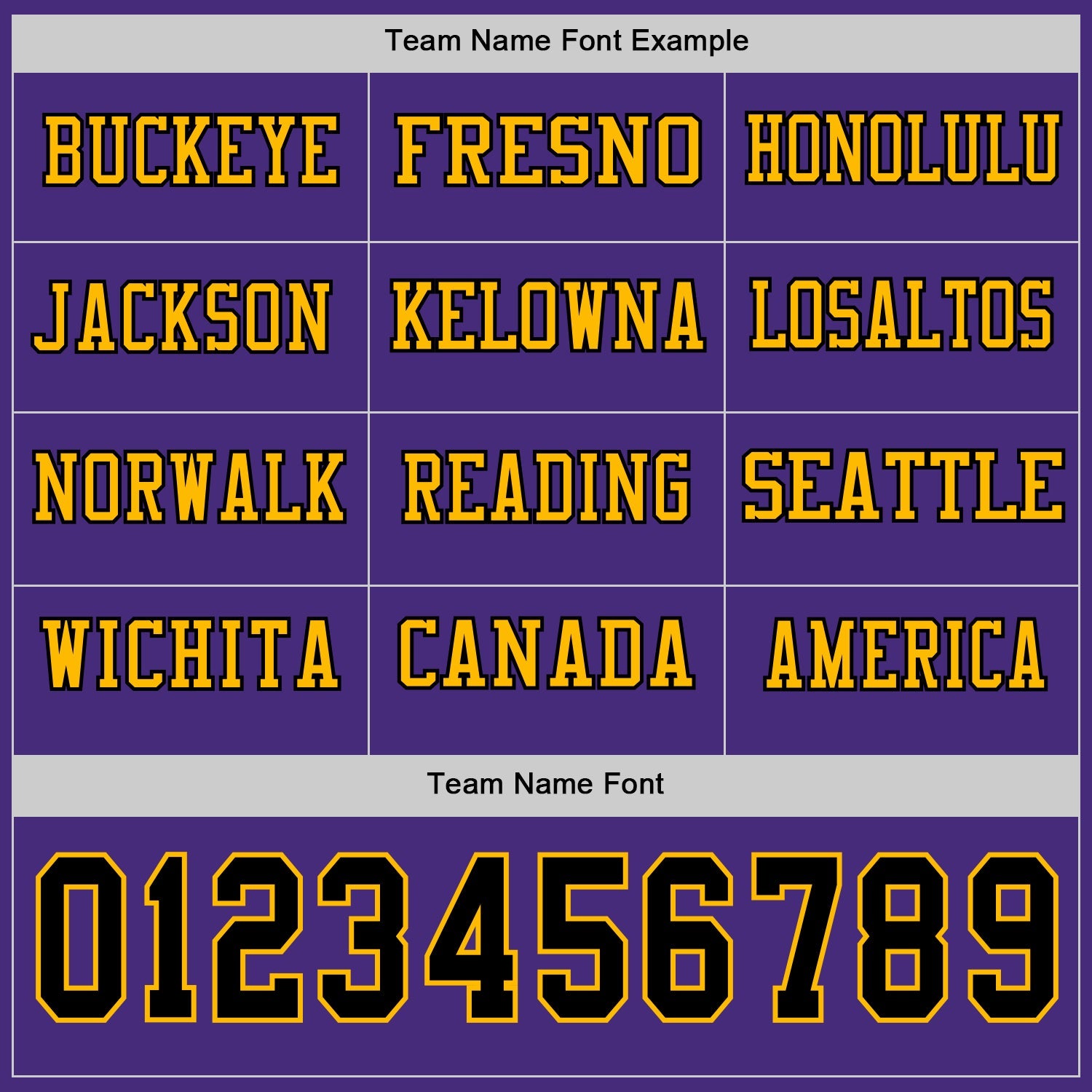 Custom Purple Black-Gold Long Sleeve Authentic Football Jersey view 3