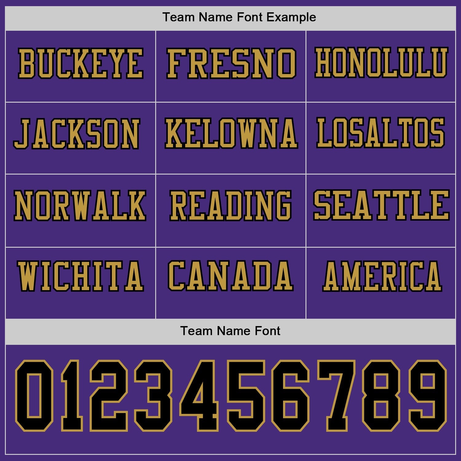 Custom Purple Black-Old Gold Long Sleeve Authentic Football Jersey view 3