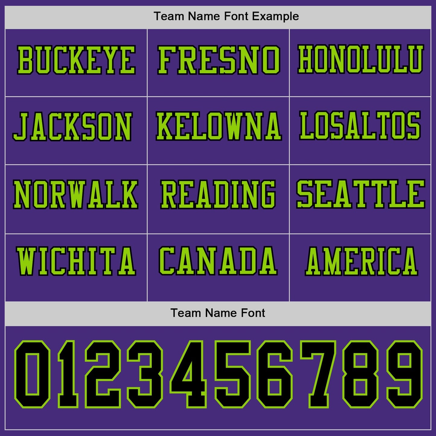 Custom Purple Black-Neon Green Long Sleeve Authentic Football Jersey view 3