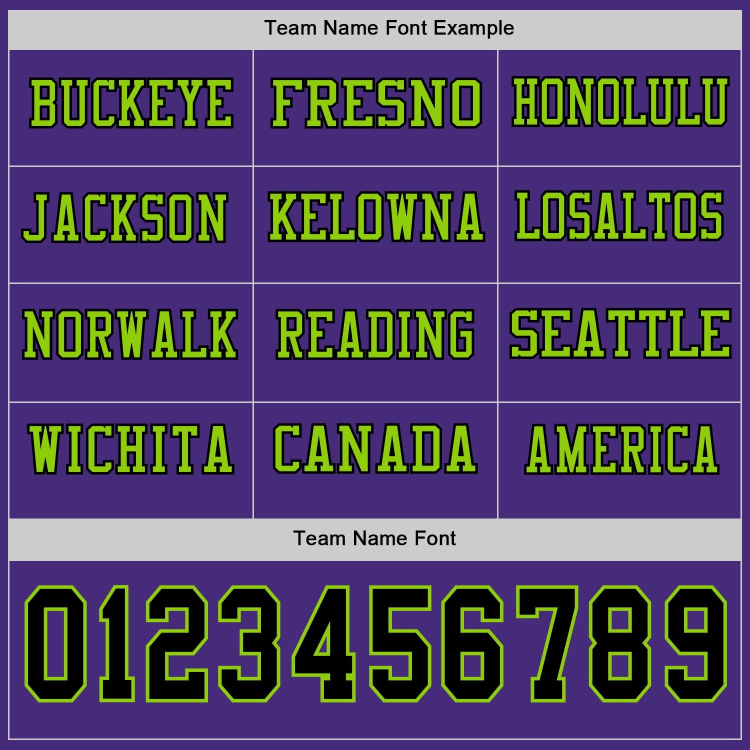 Custom Purple Black-Neon Green Long Sleeve Authentic Football Jersey view 3