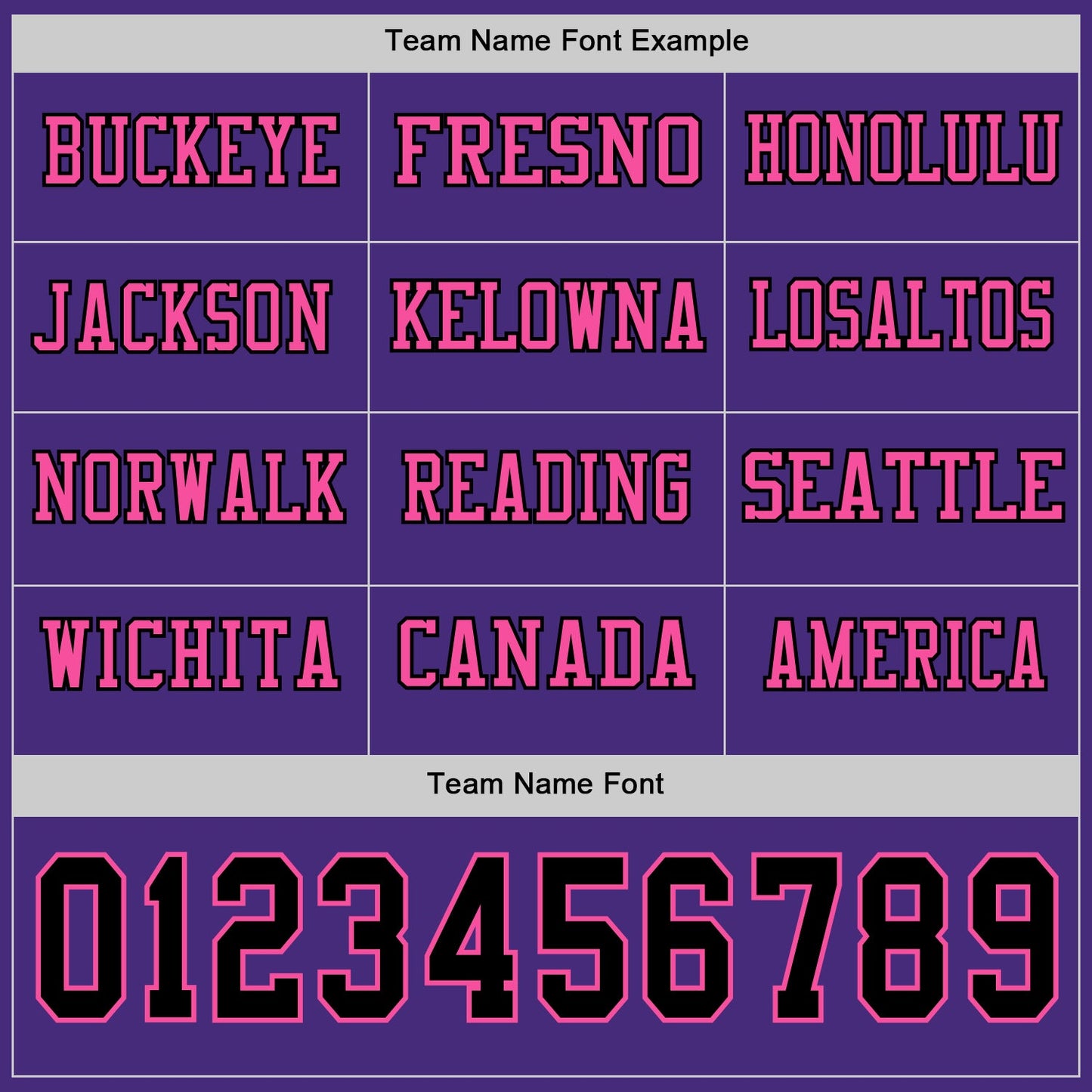 Custom Purple Black-Pink Long Sleeve Authentic Football Jersey view 3