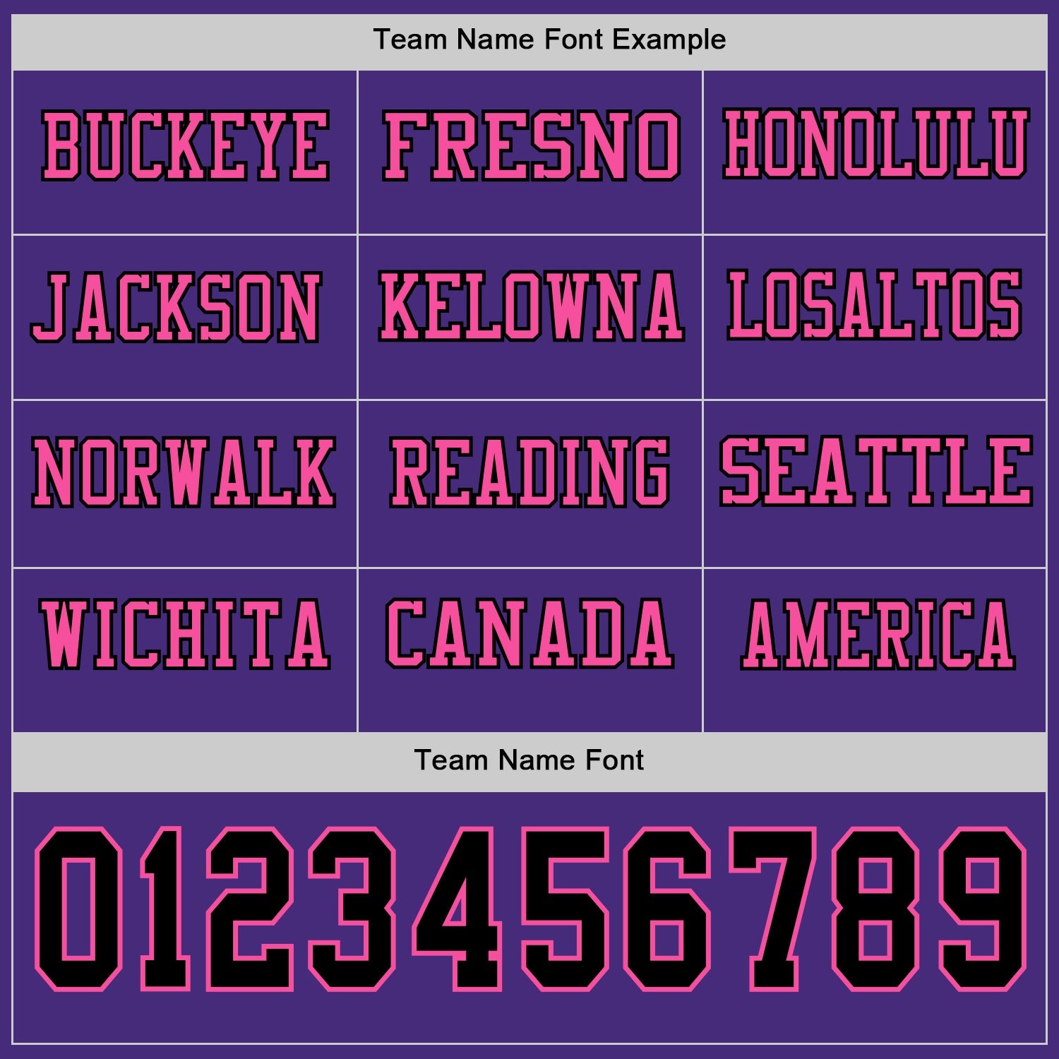 Custom Purple Black-Pink Long Sleeve Authentic Football Jersey view 3