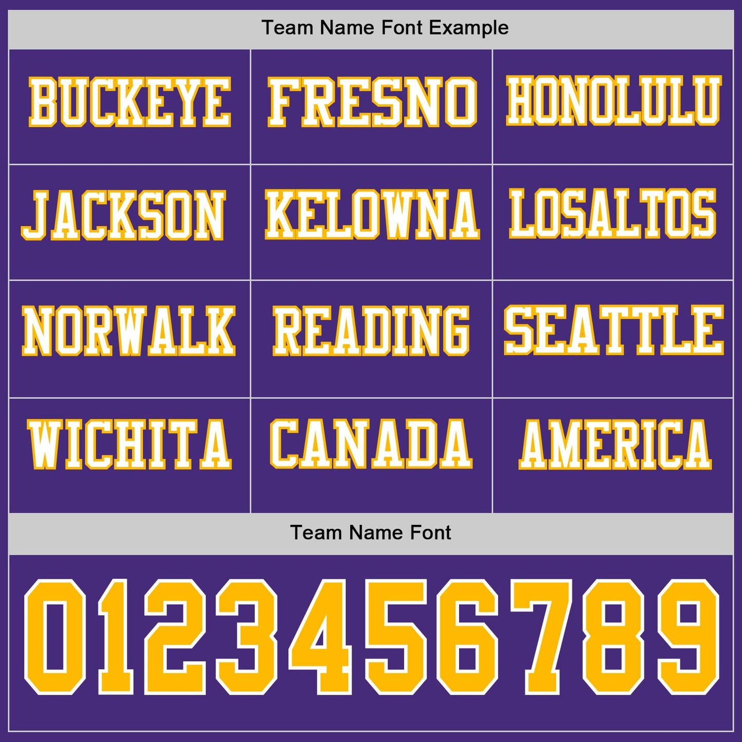 Custom Purple Gold-White Long Sleeve Authentic Football Jersey view 3