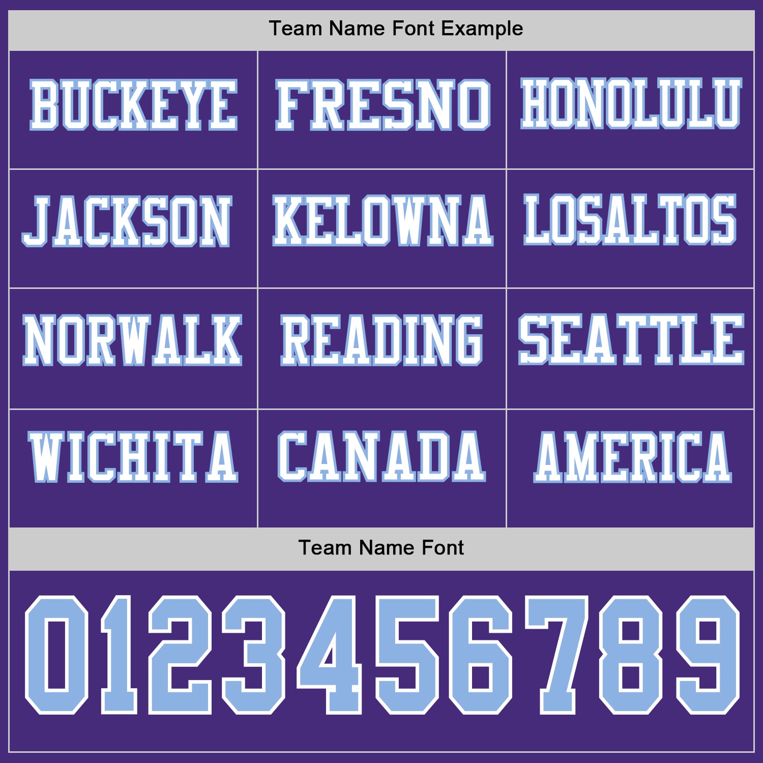 Custom Purple Light Blue-White Long Sleeve Authentic Football Jersey view 3