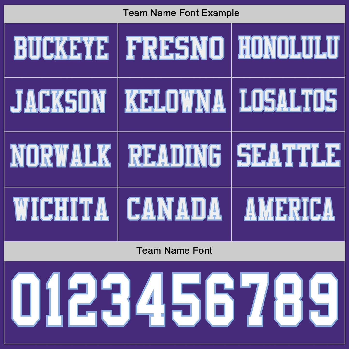 Custom Purple White-Light Blue Long Sleeve Authentic Football Jersey view 3