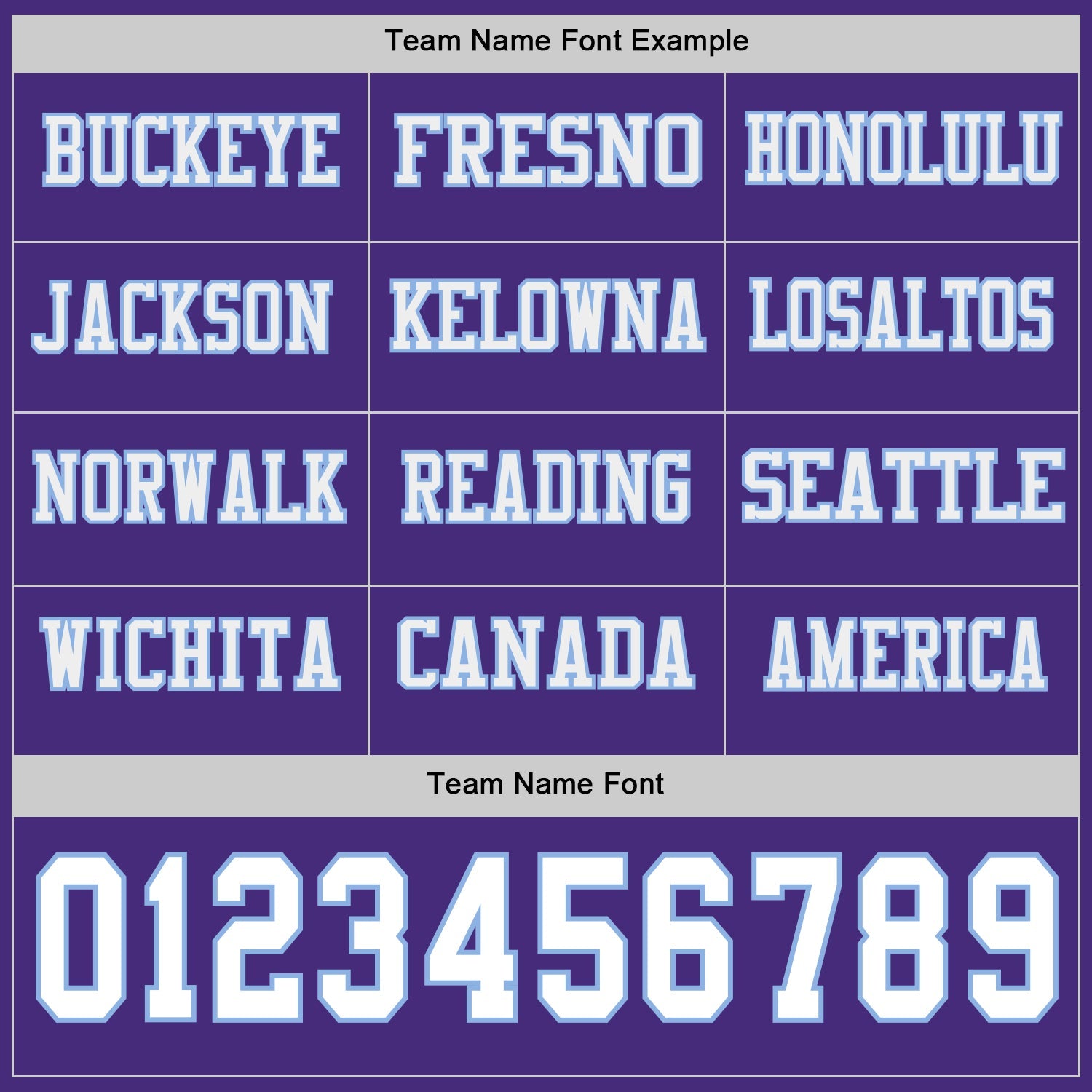 Custom Purple White-Light Blue Long Sleeve Authentic Football Jersey view 3