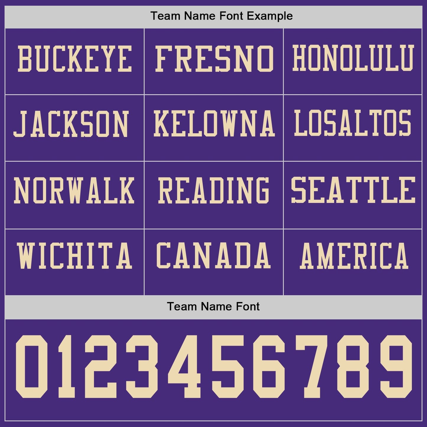 Custom Purple Cream Long Sleeve Authentic Football Jersey view 3