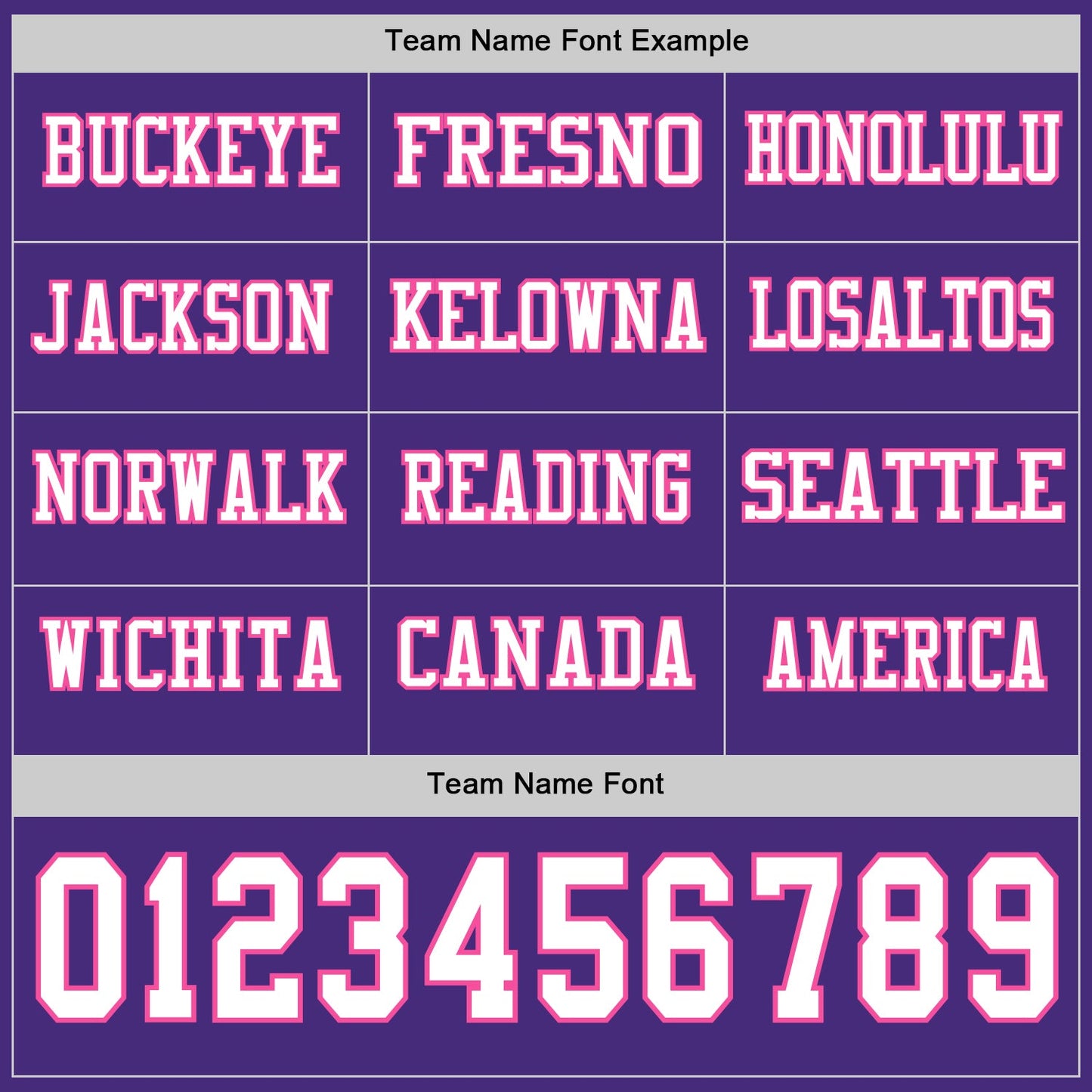 Custom Purple White-Pink Long Sleeve Authentic Football Jersey view 3