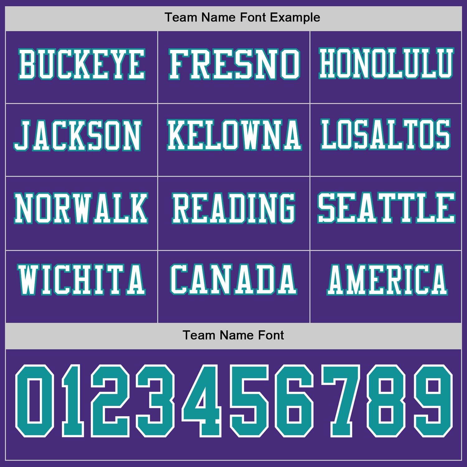Custom Purple Teal-White Long Sleeve Authentic Football Jersey view 3