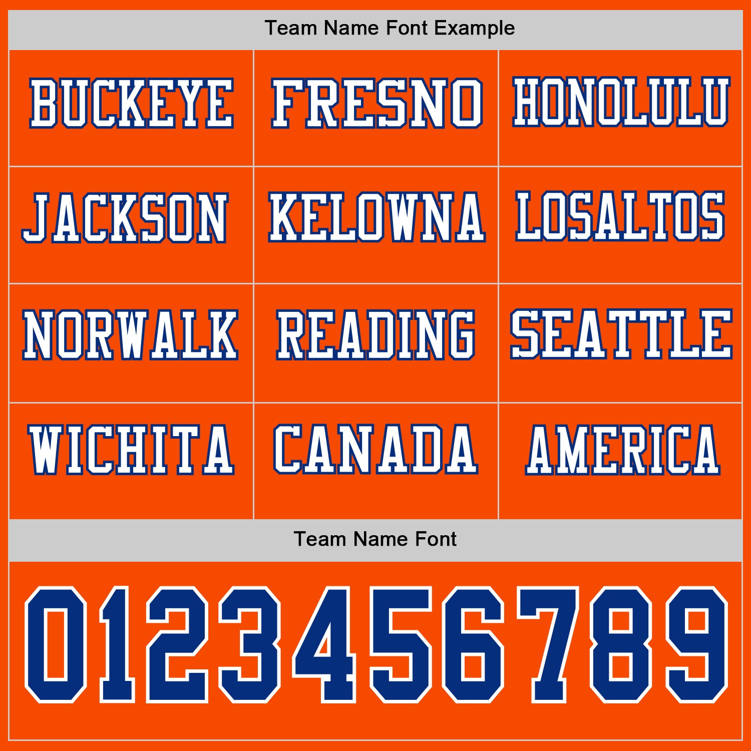 Custom Orange Royal-White Long Sleeve Authentic Football Jersey view 3