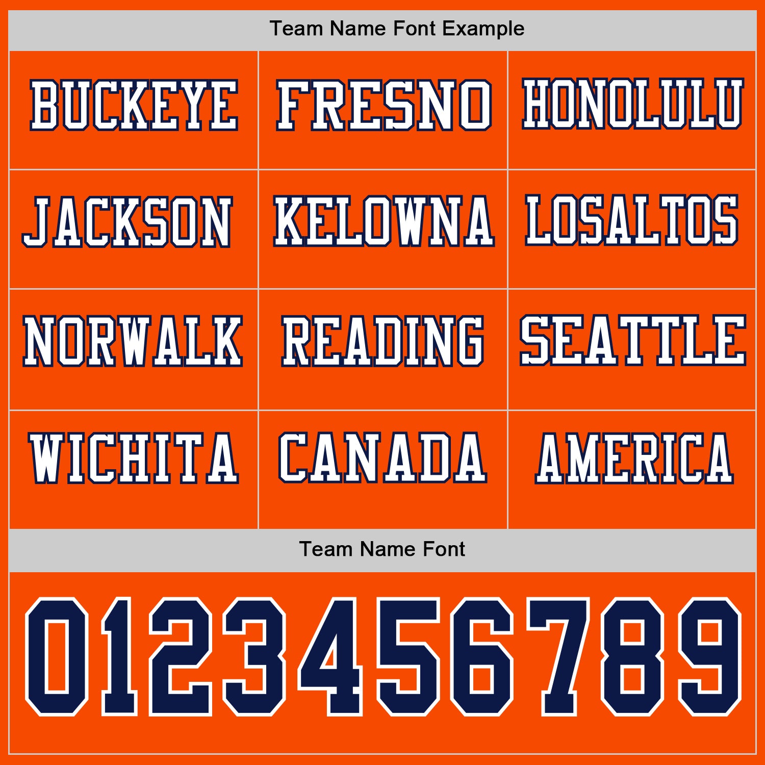 Custom Orange Navy-White Long Sleeve Authentic Football Jersey view 3