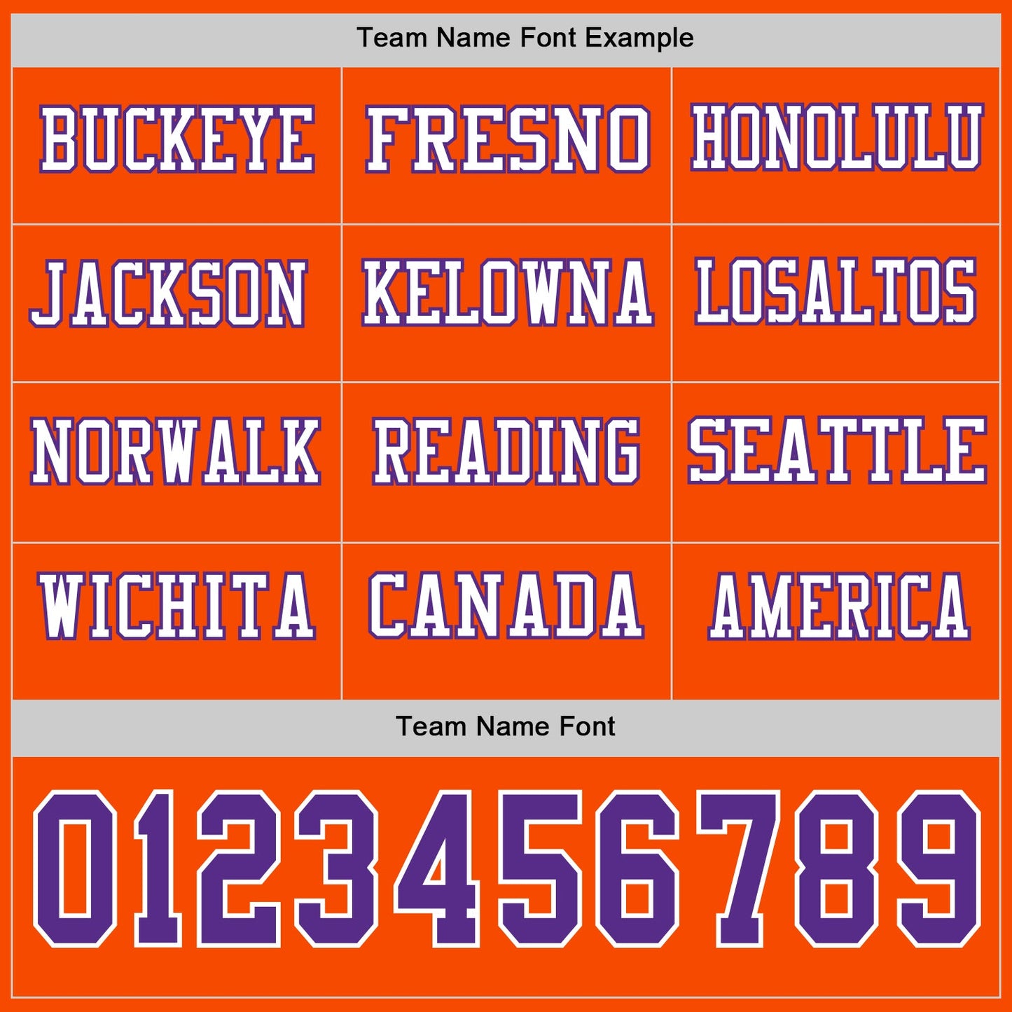 Custom Orange Purple-White Long Sleeve Authentic Football Jersey view 3