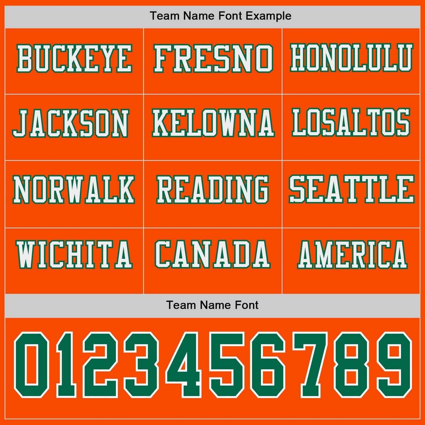 Custom Orange Kelly Green-White Long Sleeve Authentic Football Jersey view 3