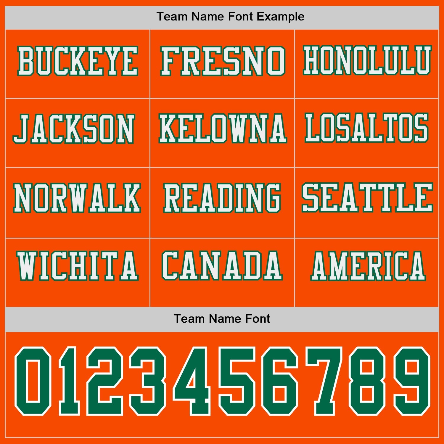 Custom Orange Kelly Green-White Long Sleeve Authentic Football Jersey view 3