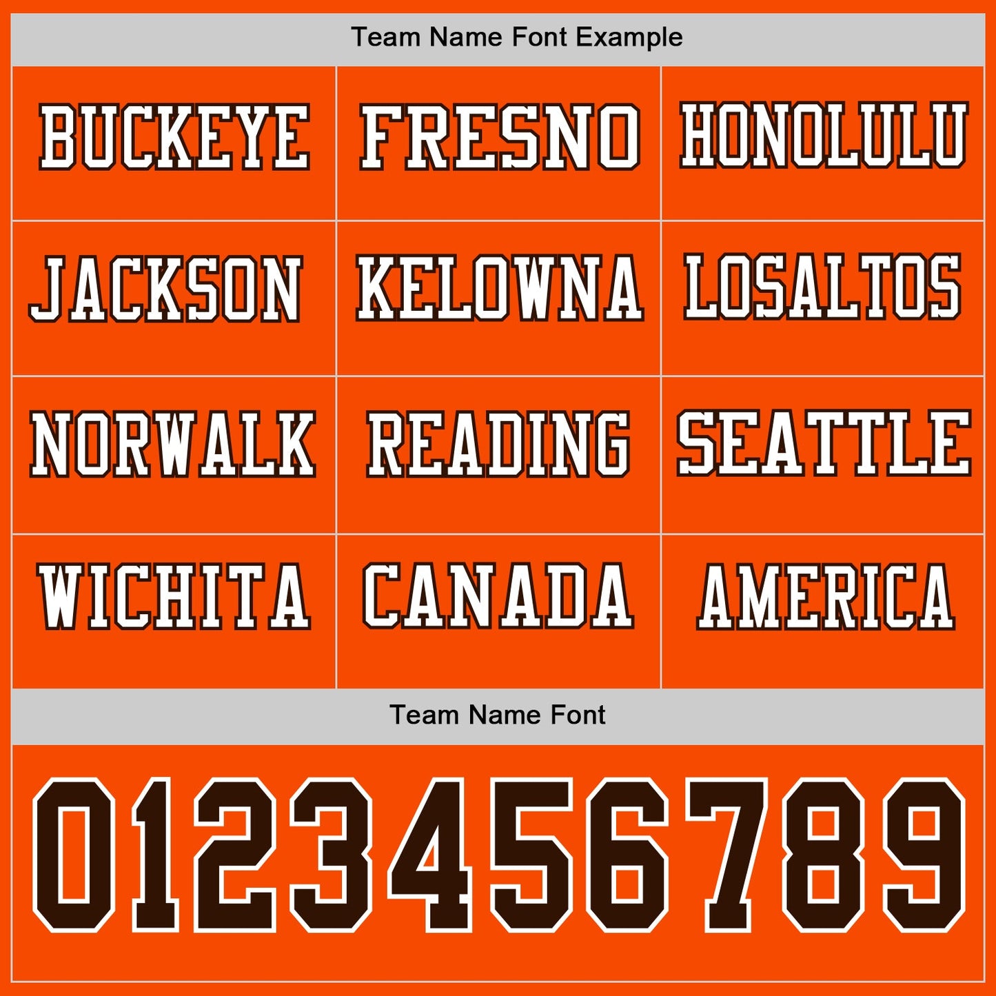 Custom Orange Brown-White Long Sleeve Authentic Football Jersey view 3
