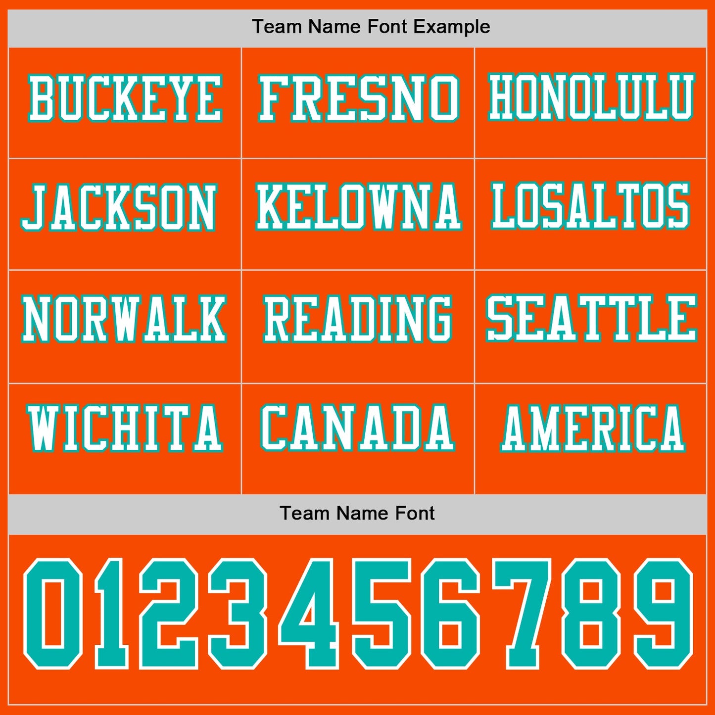 Custom Orange Aqua-White Long Sleeve Authentic Football Jersey view 3