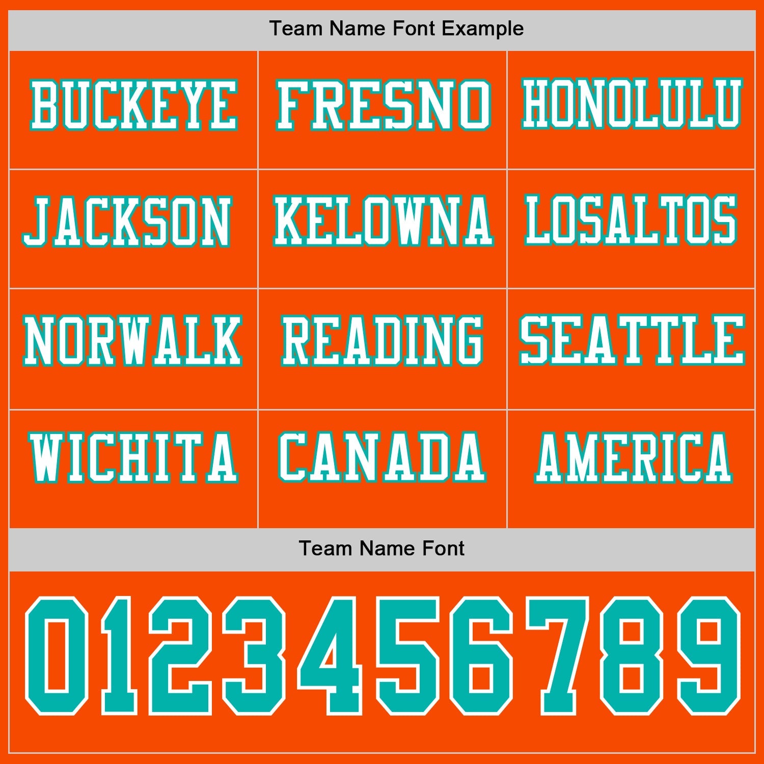 Custom Orange Aqua-White Long Sleeve Authentic Football Jersey view 3