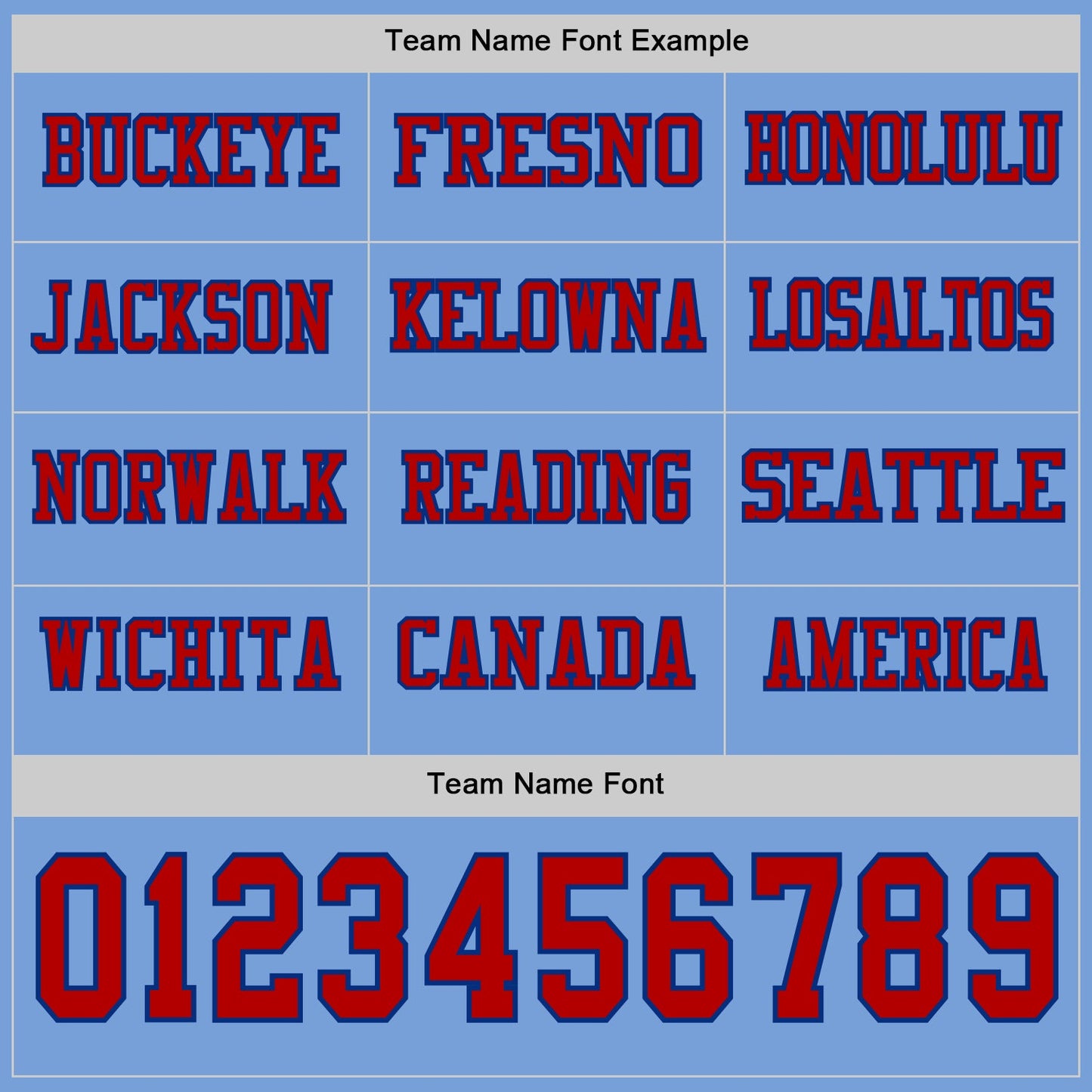 Custom Light Blue Red-Royal Long Sleeve Authentic Football Jersey view 3