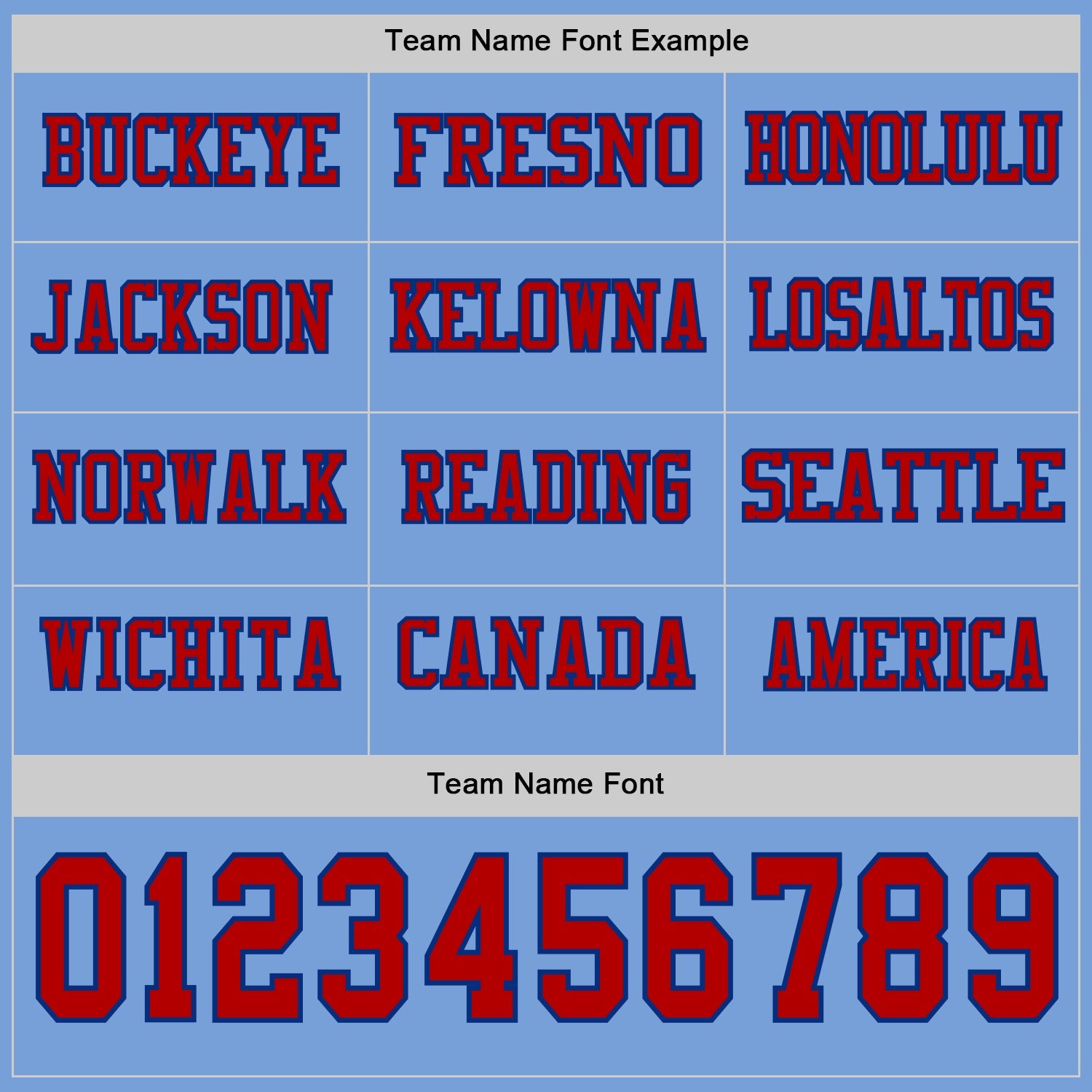 Custom Light Blue Red-Royal Long Sleeve Authentic Football Jersey view 3