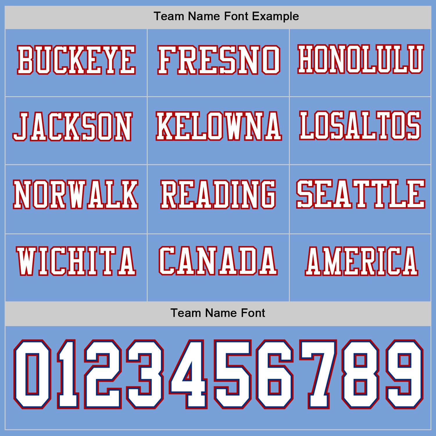Custom Light Blue White Royal-Red Long Sleeve Authentic Football Jersey view 3